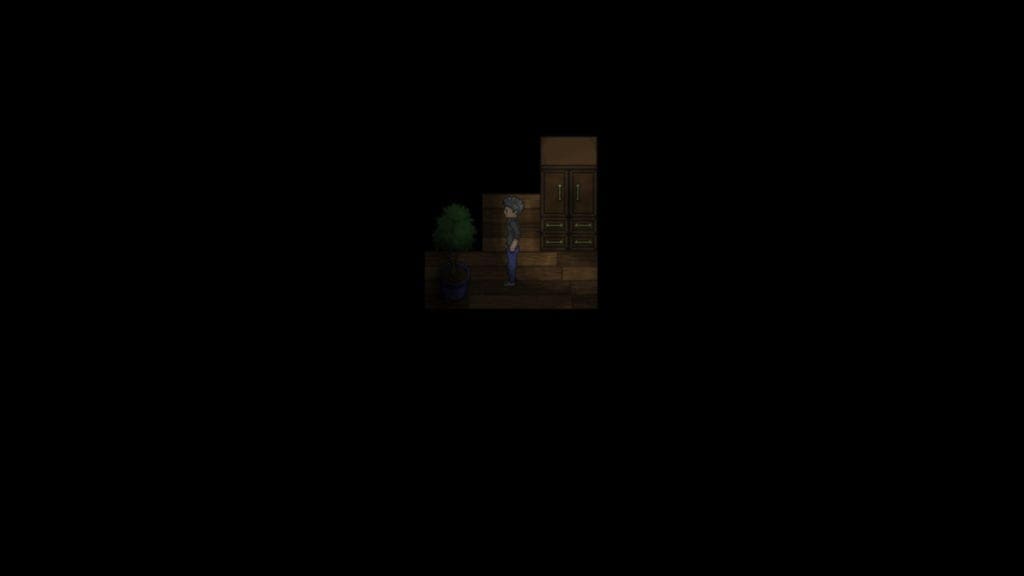 simple puzzle design where you have to walk to the next hallway